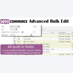 WooCommerce Advanced Bulk Edit